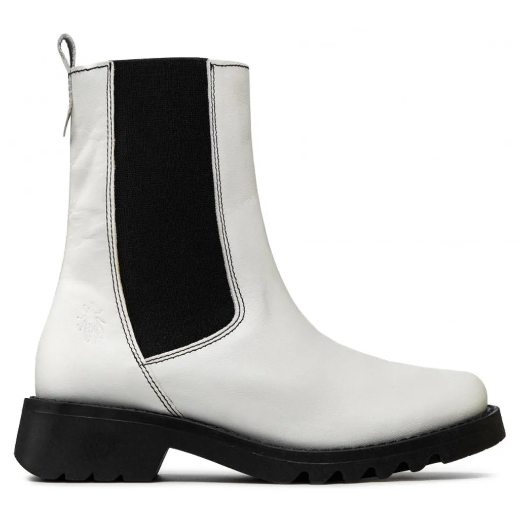 Bottes Chelsea pour Femmes Fly London Rein795 en Cuir Rugueux