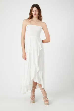 Forever 21 Robe Femme Asymétrique à Cage Blanc Forever 21
