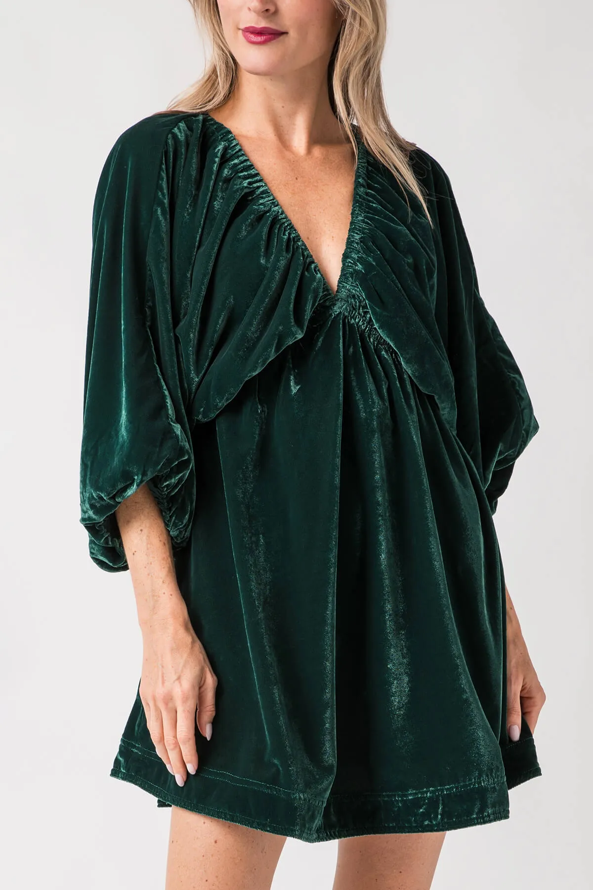 Robe Portia en velours mini de Free People