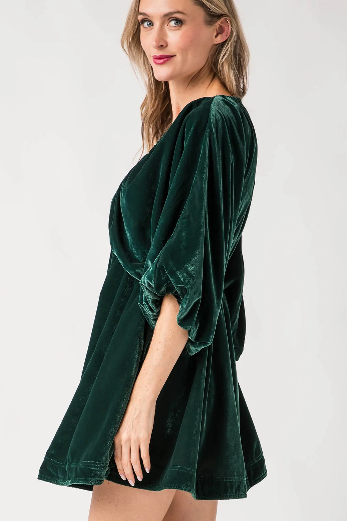Robe Portia en velours mini de Free People