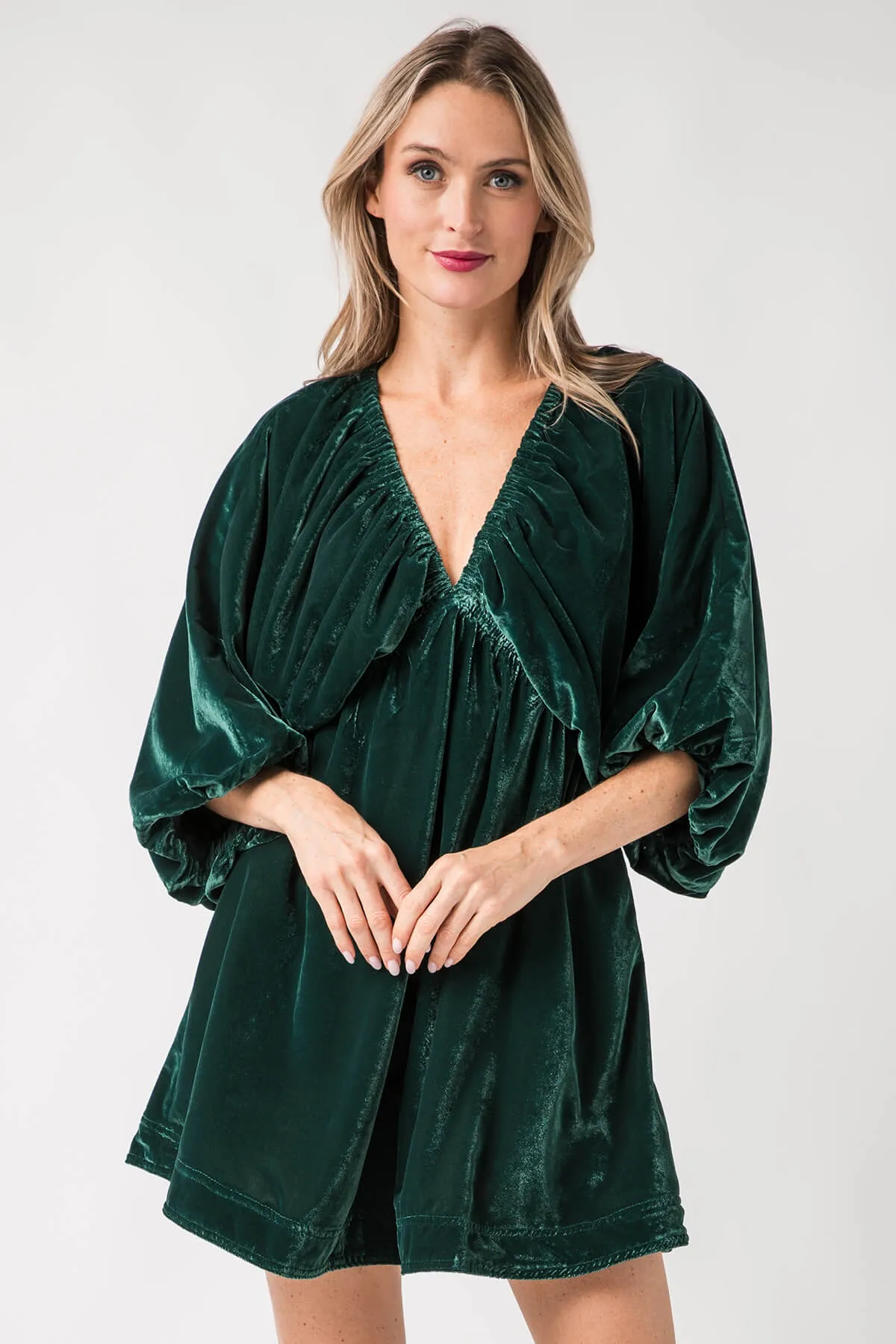 Robe Portia en velours mini de Free People