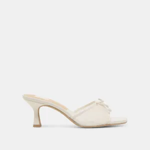 GALEN TALONS TULLE BLANC
