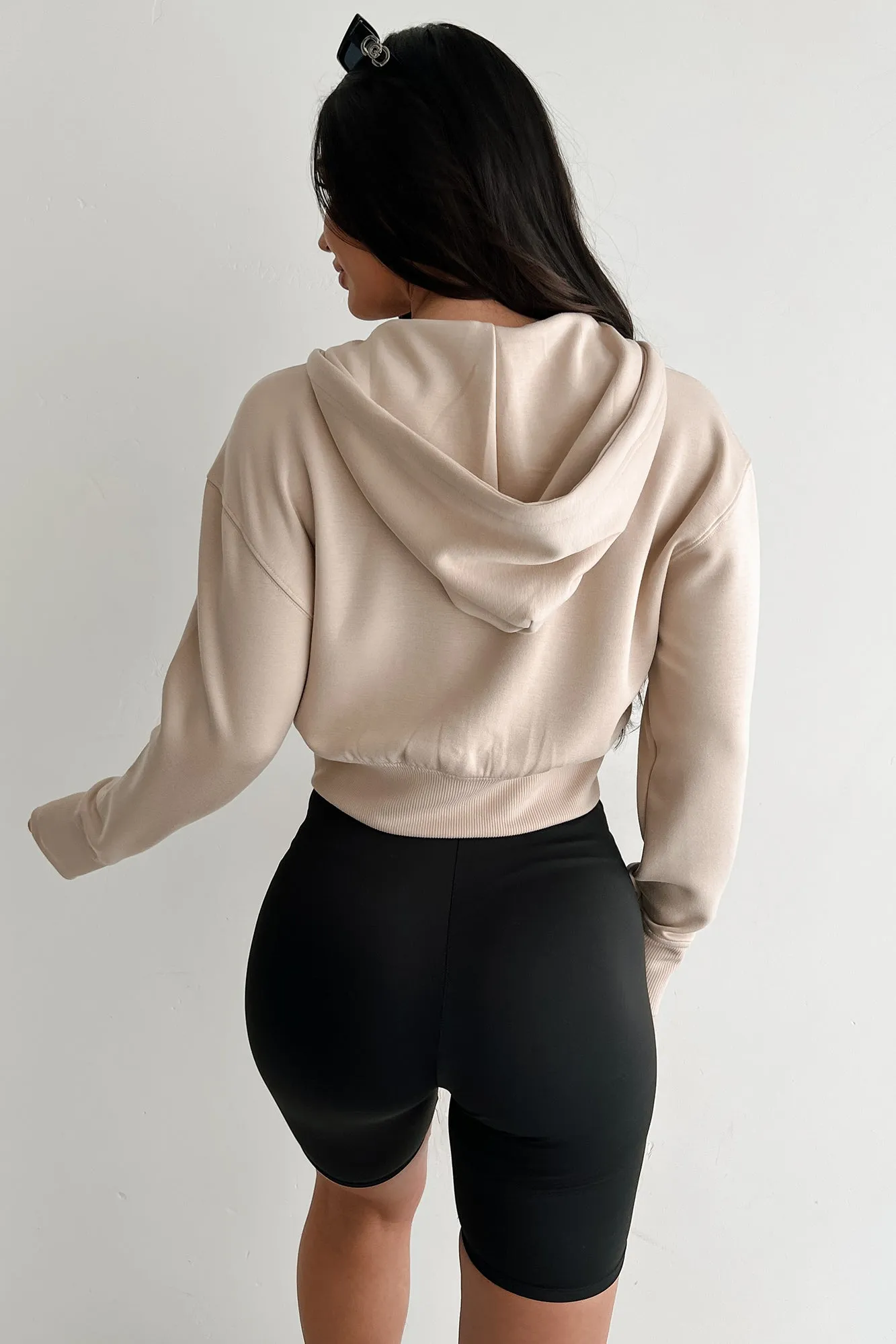 Pull à capuche zippé Prêt à partir (Kaki)