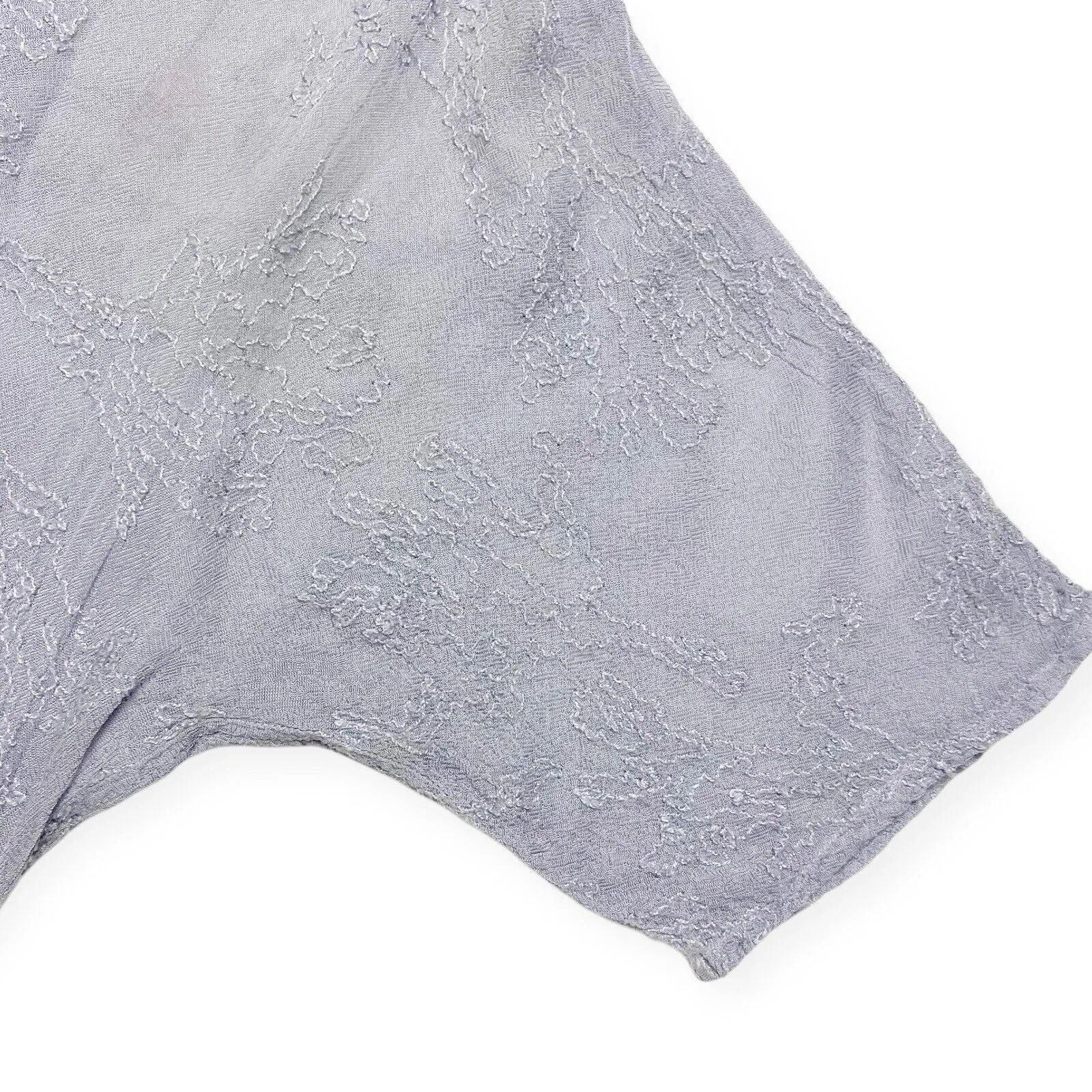 Ghost England. Tanya Sarne. Robe longue vintage des années 1990 semi-transparente