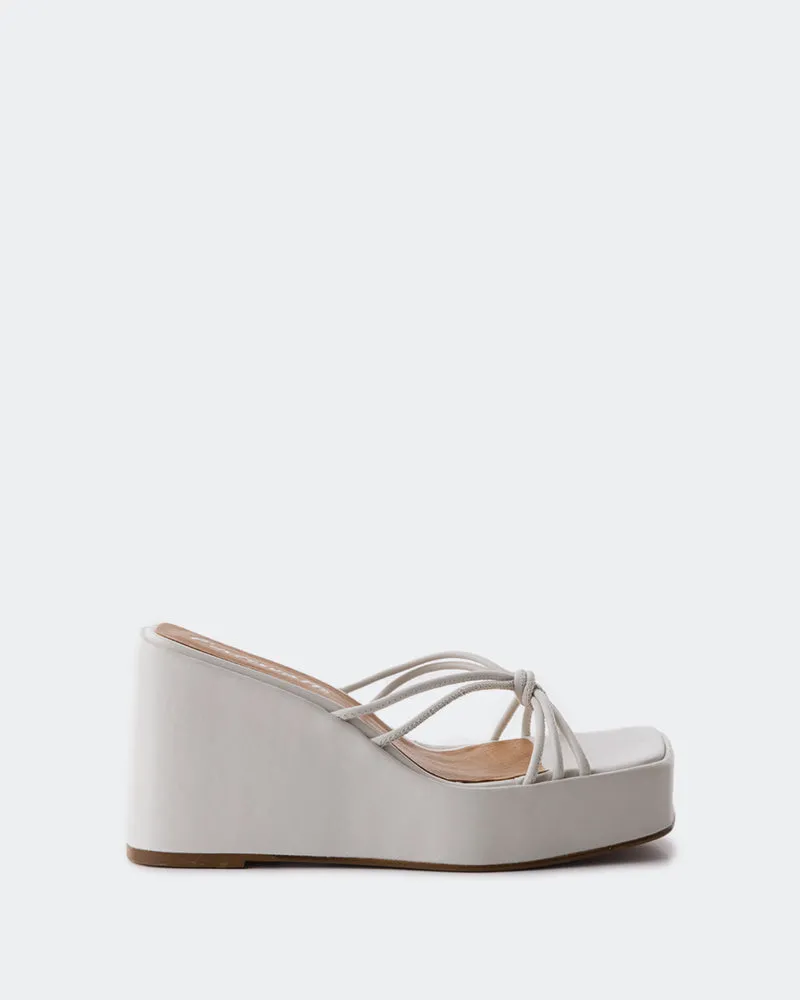 Harmonia Cuir Blanc Cassé