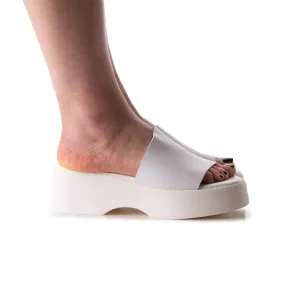 Hatsu Cuir Blanc