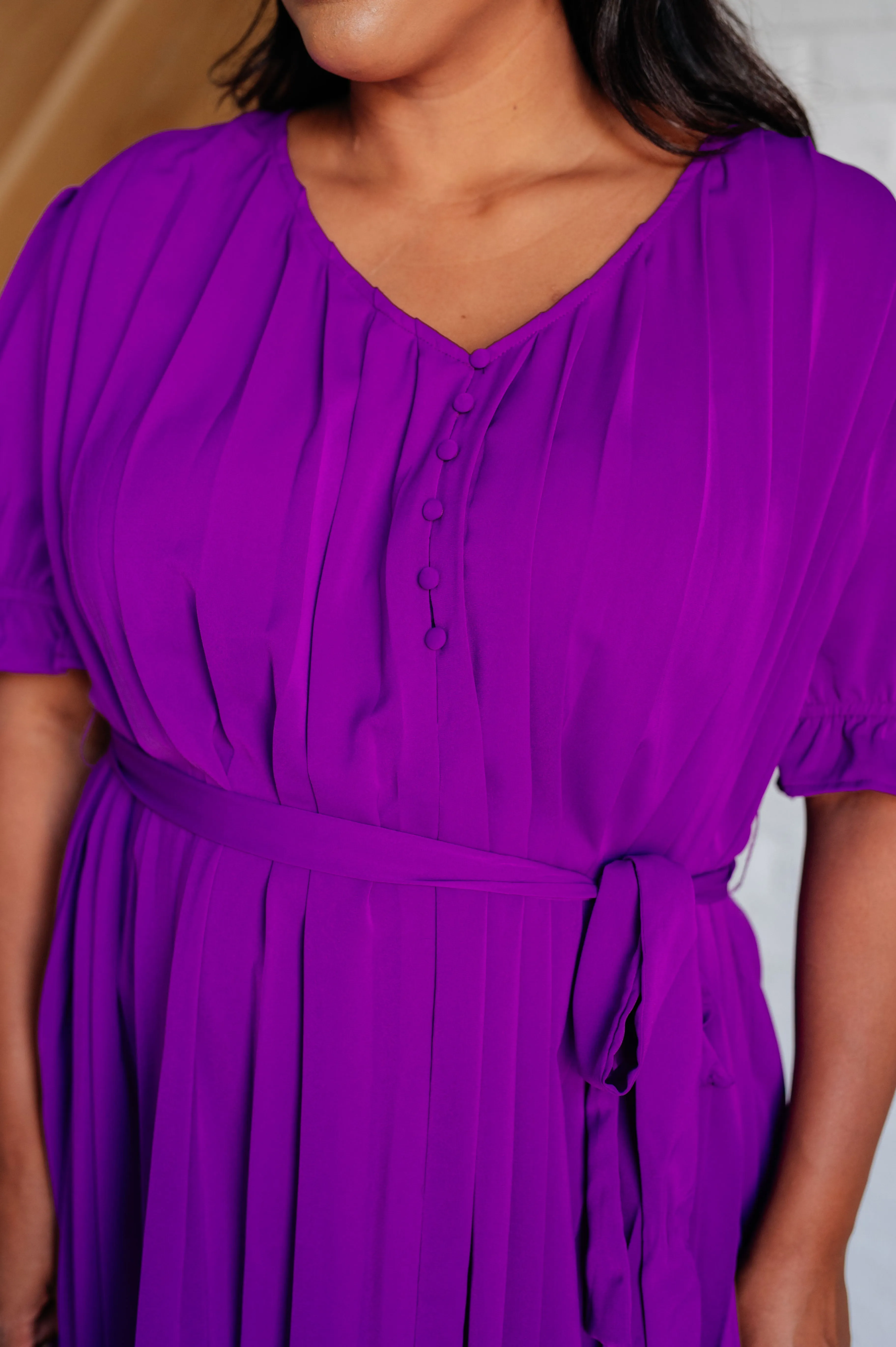 Robe plissée Hold And Squeeze Me