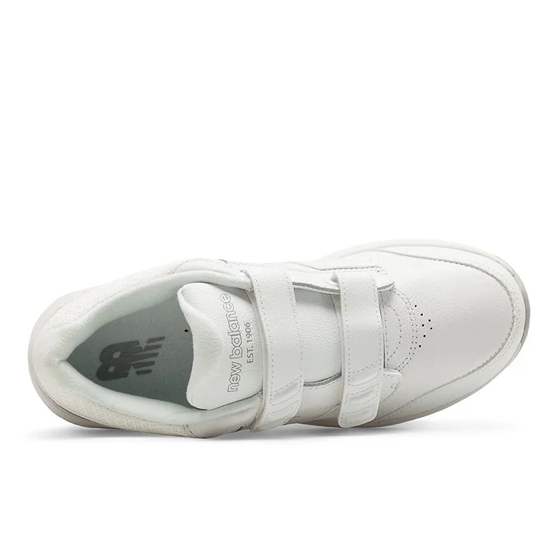 Crochet et Boucle Cuir 928v3 - Blanc - Femme