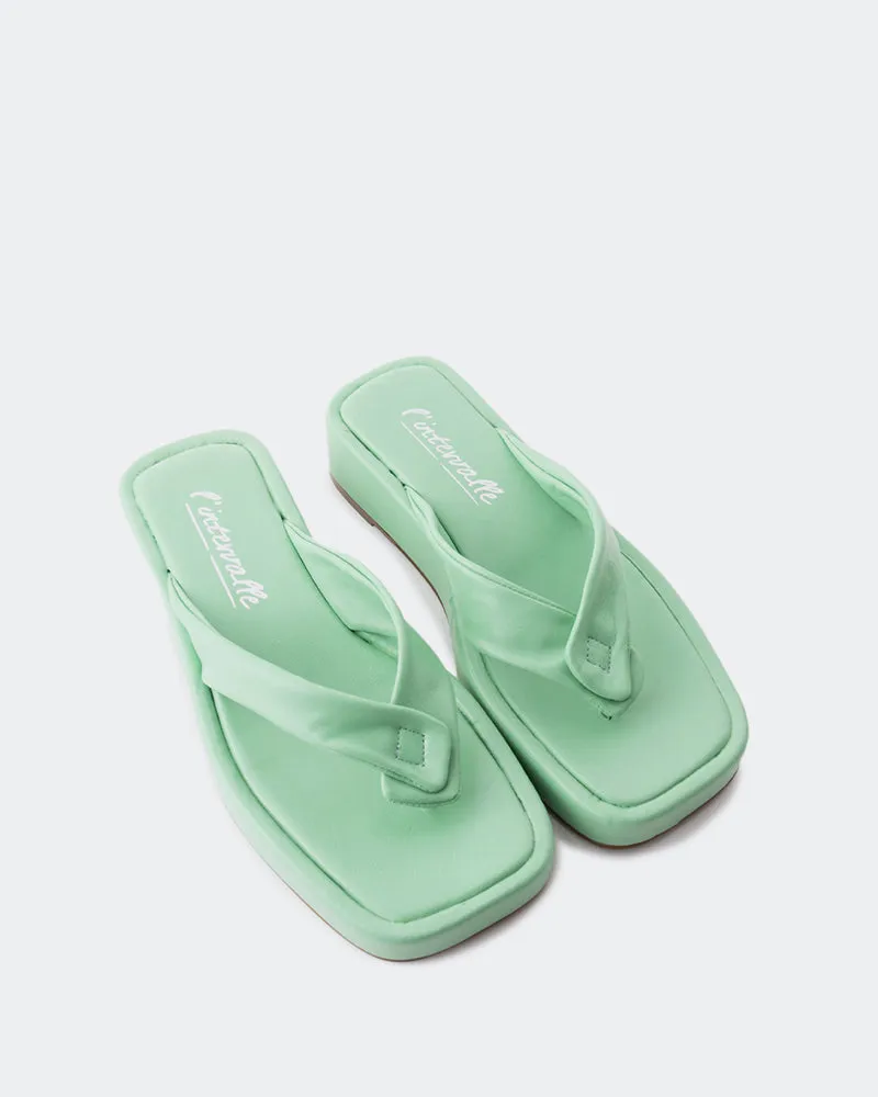 Ismene Cuir Menthe