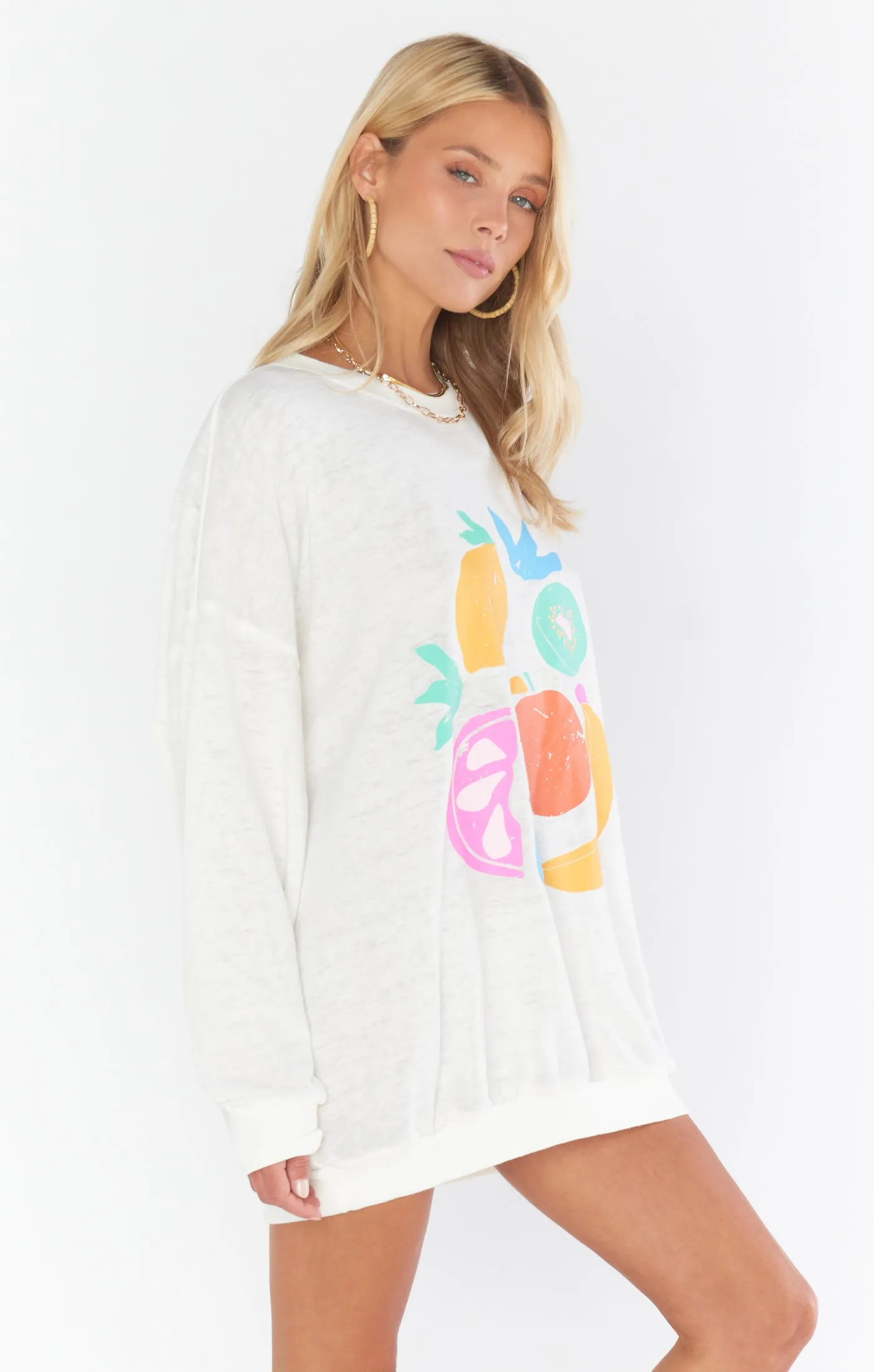 James Sweatshirt ~ Motif Fruits