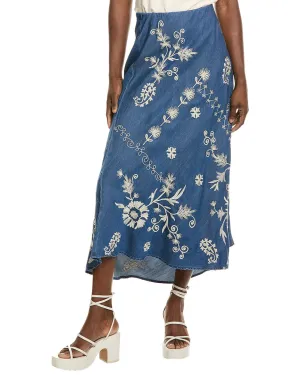 Johnny Was Jupe Longue Maxi Asymétrique