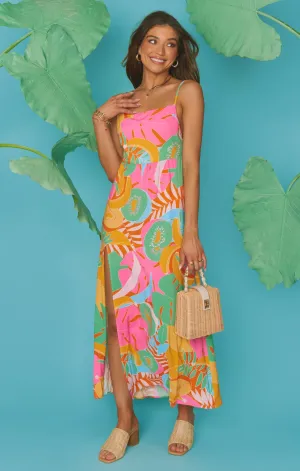 Robe longue Julia ~ Fruits tropicaux