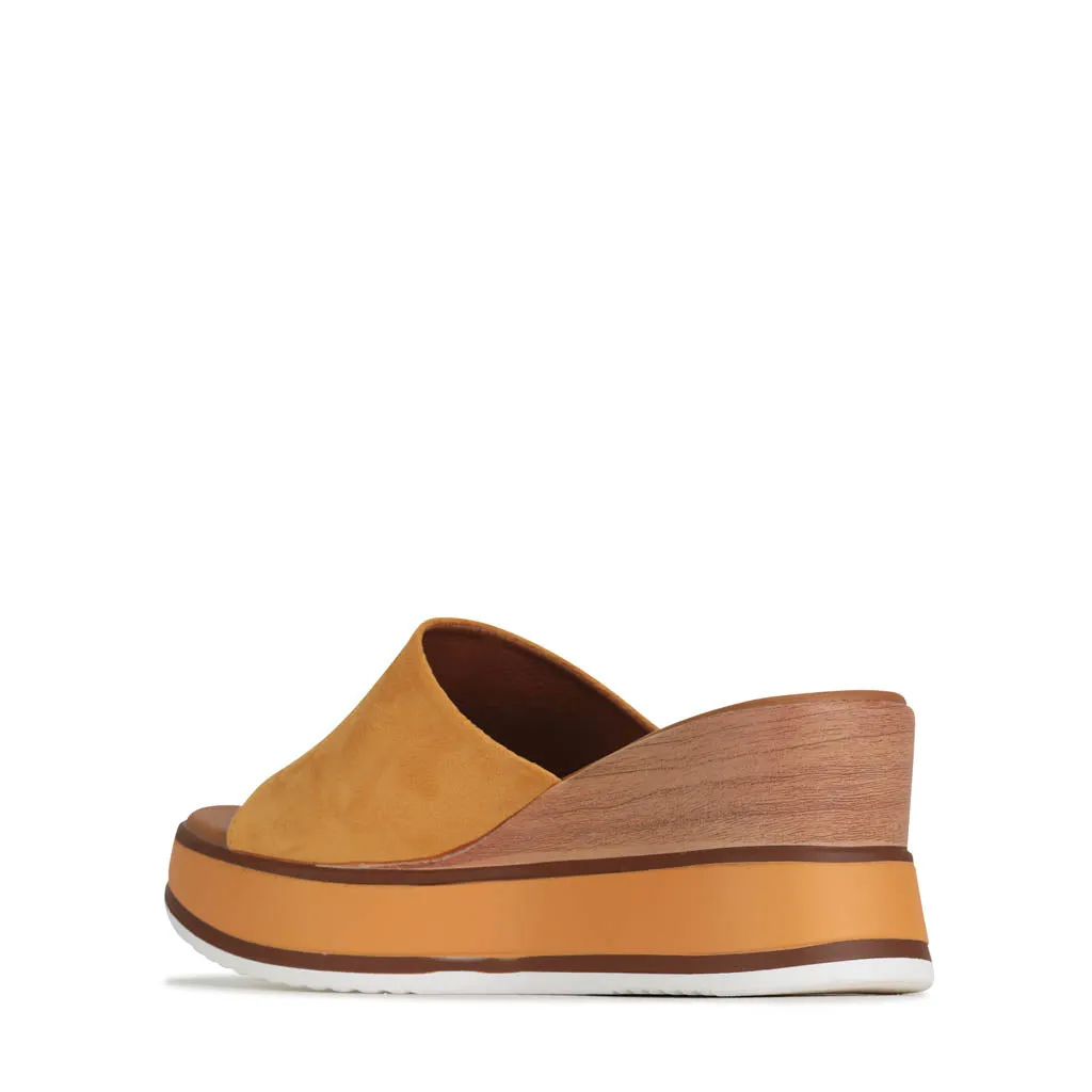 SANDALES À TALON COMPENSÉ KAIAH