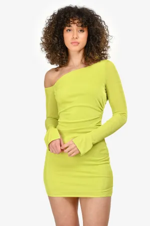 Robe mini 'Catalyst' à manches longues et dos nu Katie May Green Taille XS