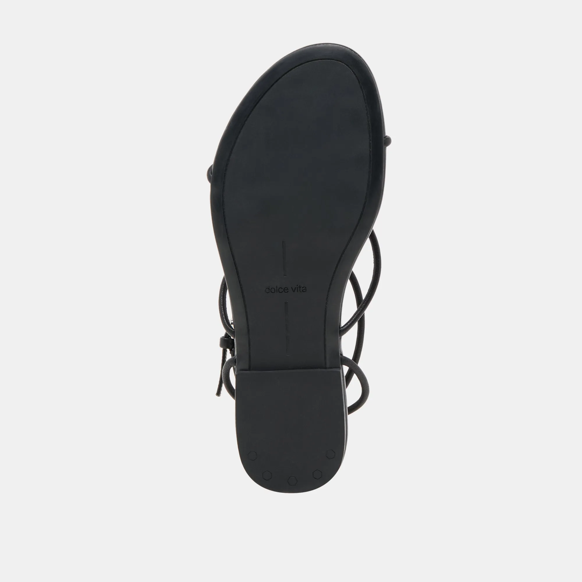 SANDALES KENLEY EN CUIR NOIR