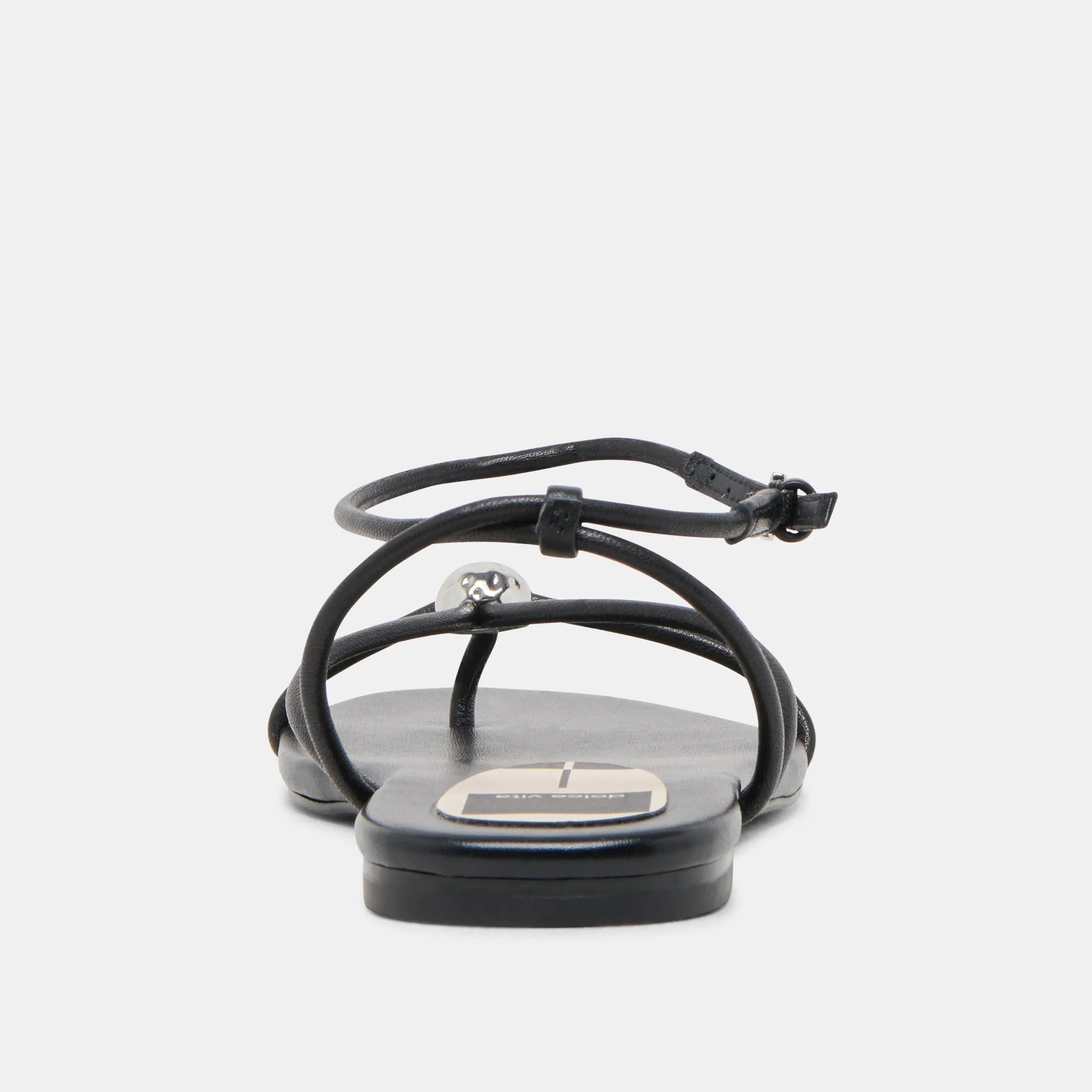 SANDALES KENLEY EN CUIR NOIR