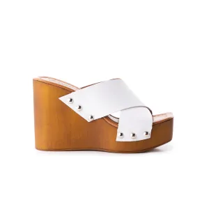 Kitten Cuir Blanc