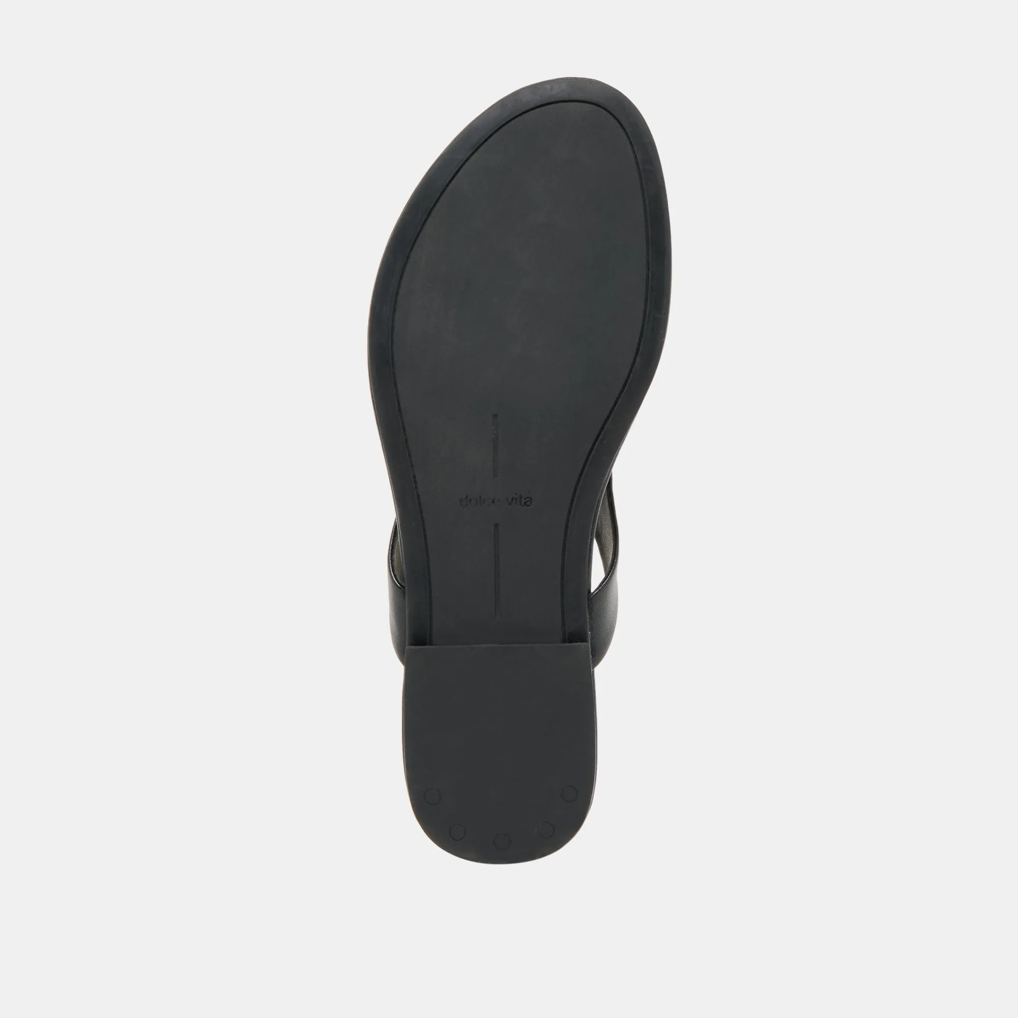 SANDALES KITTLE EN CUIR NOIR