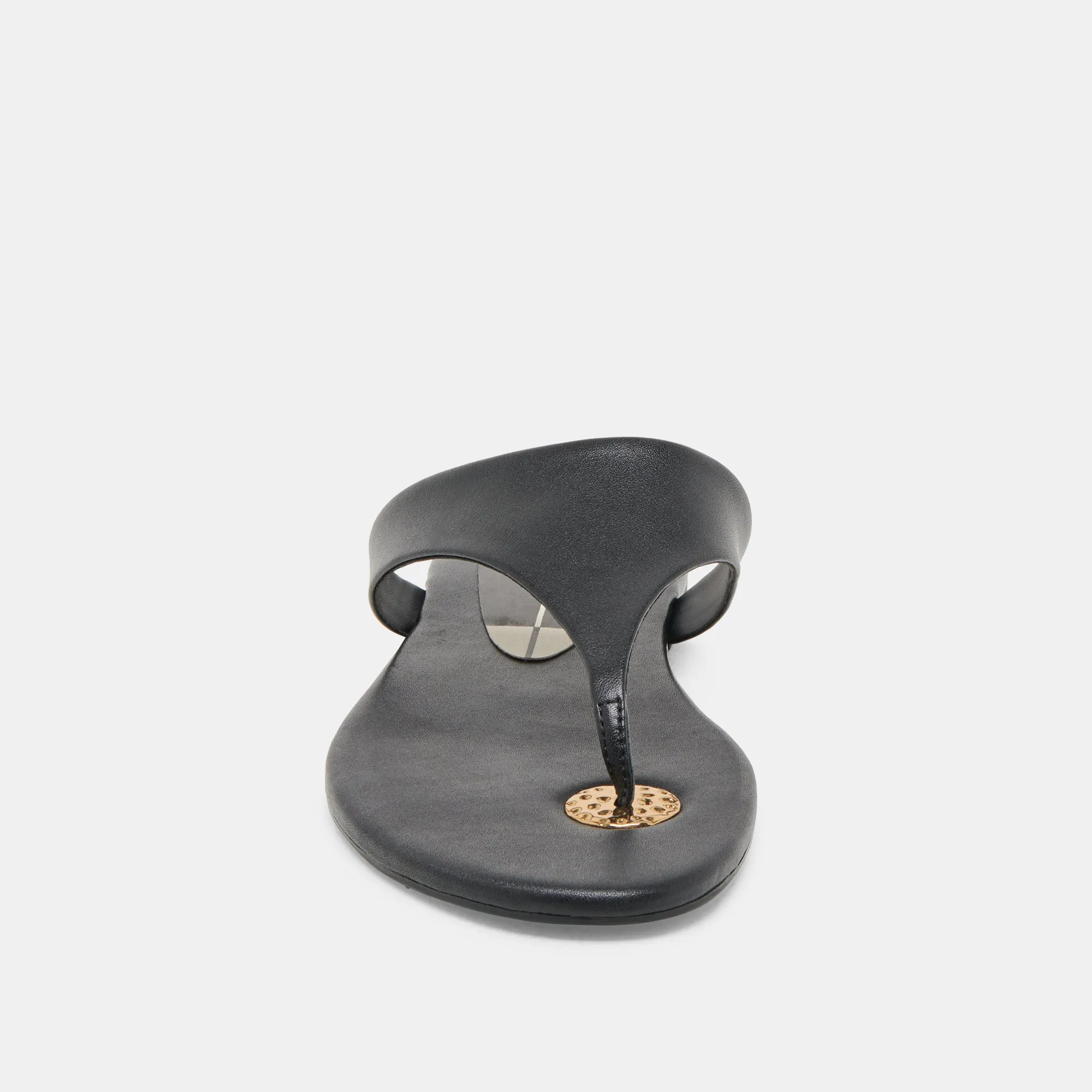 SANDALES KITTLE EN CUIR NOIR