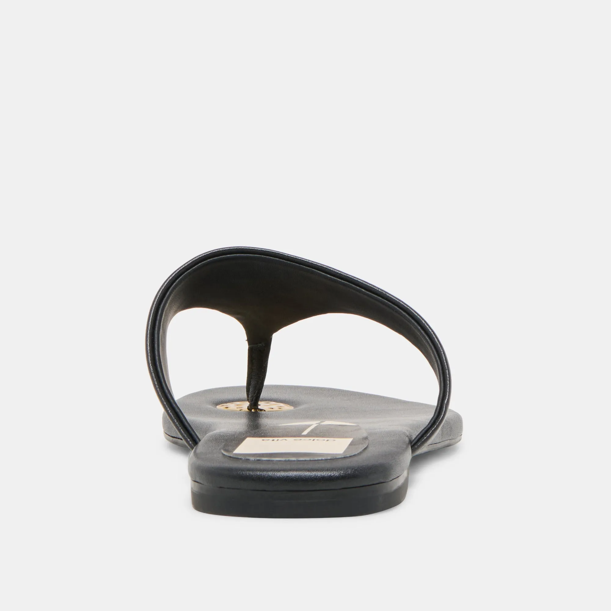 SANDALES KITTLE EN CUIR NOIR