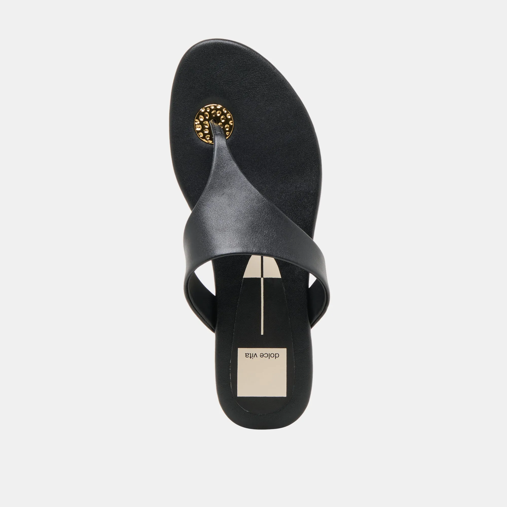 SANDALES KITTLE EN CUIR NOIR