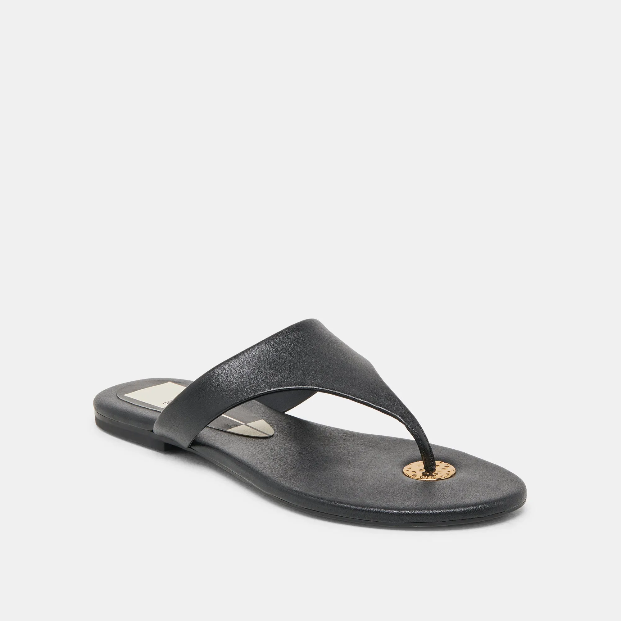 SANDALES KITTLE EN CUIR NOIR
