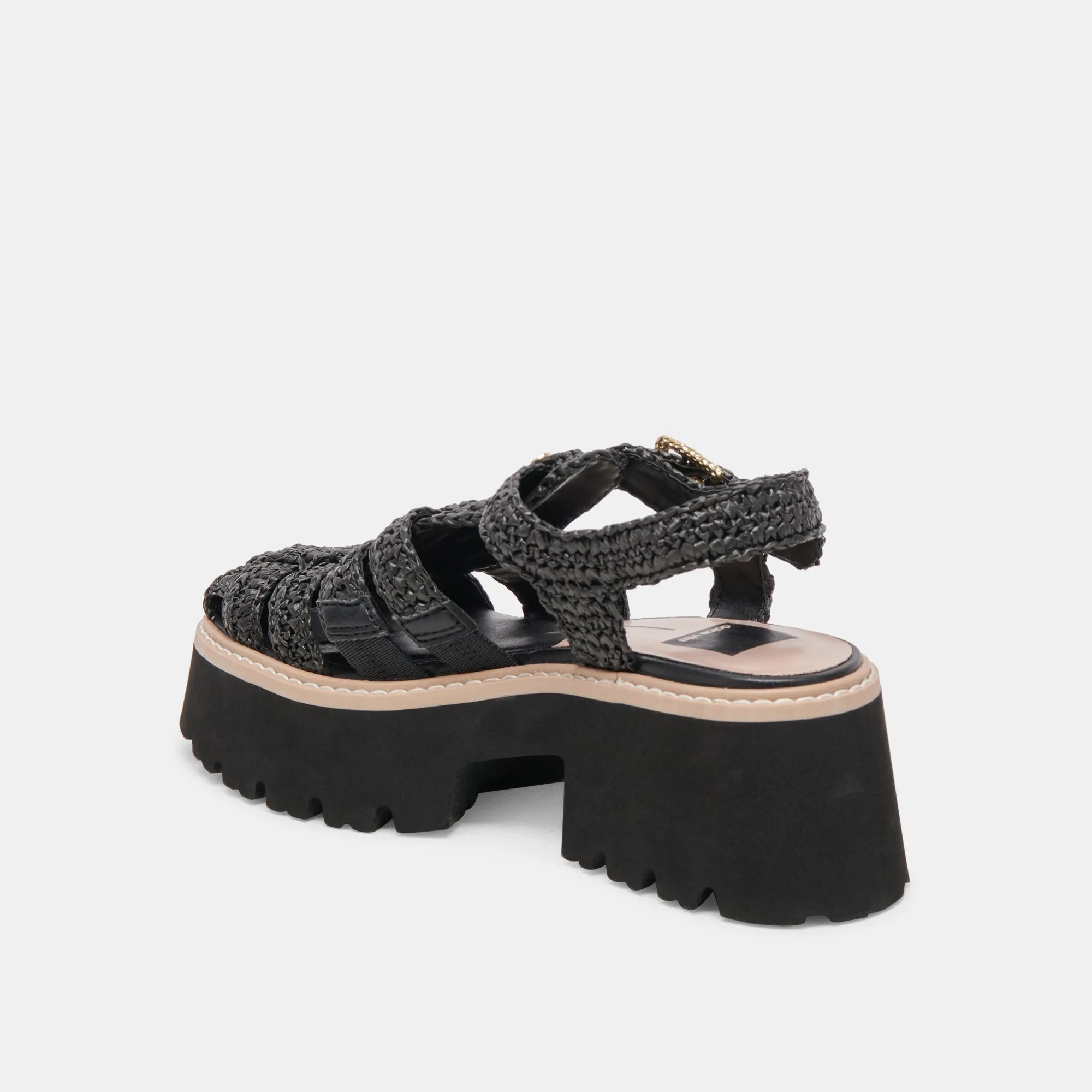LASLY SANDALES ONYX TRICOTÉES