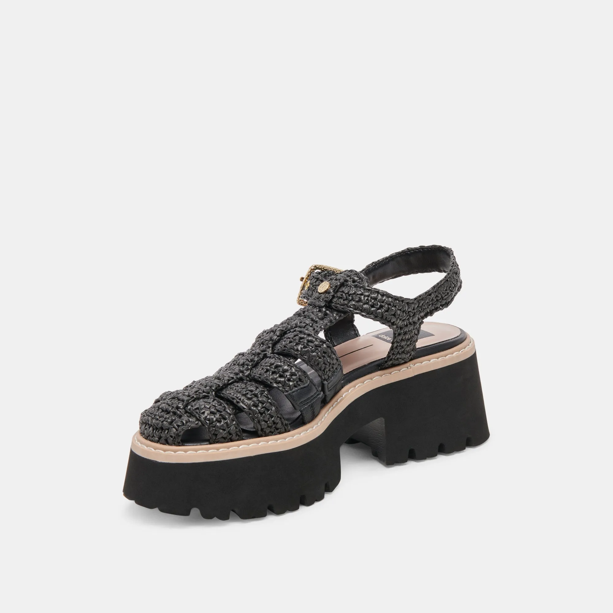 LASLY SANDALES ONYX TRICOTÉES