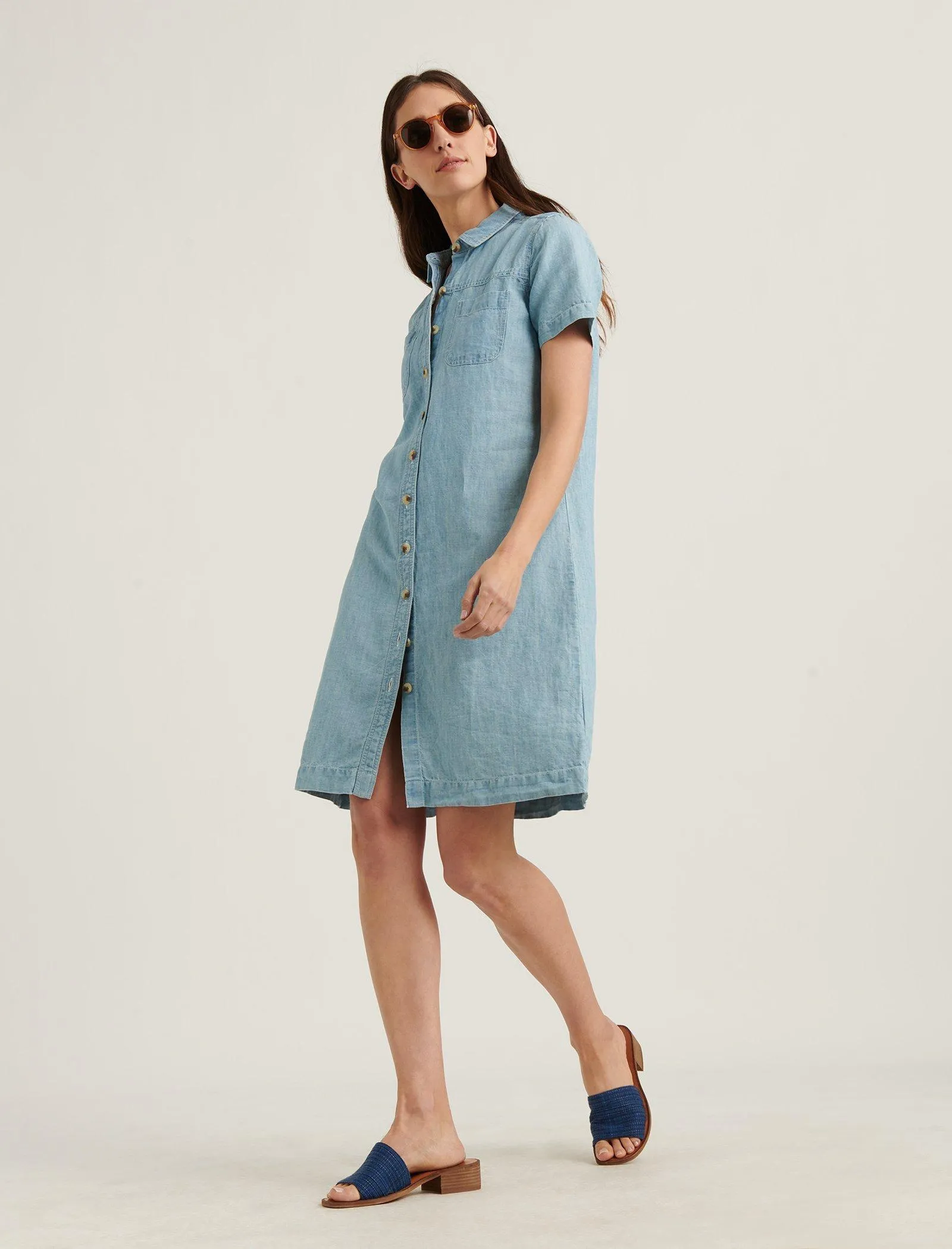 Robe chemisier à boutons devant Lucky Brand Mooney