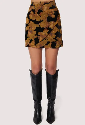 Massimo Mini Jupe En Noir/beige