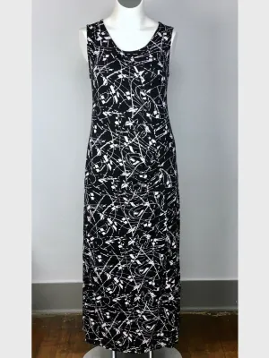 Robe abstraite noir et blanc Matti Mamane Taille 14/16