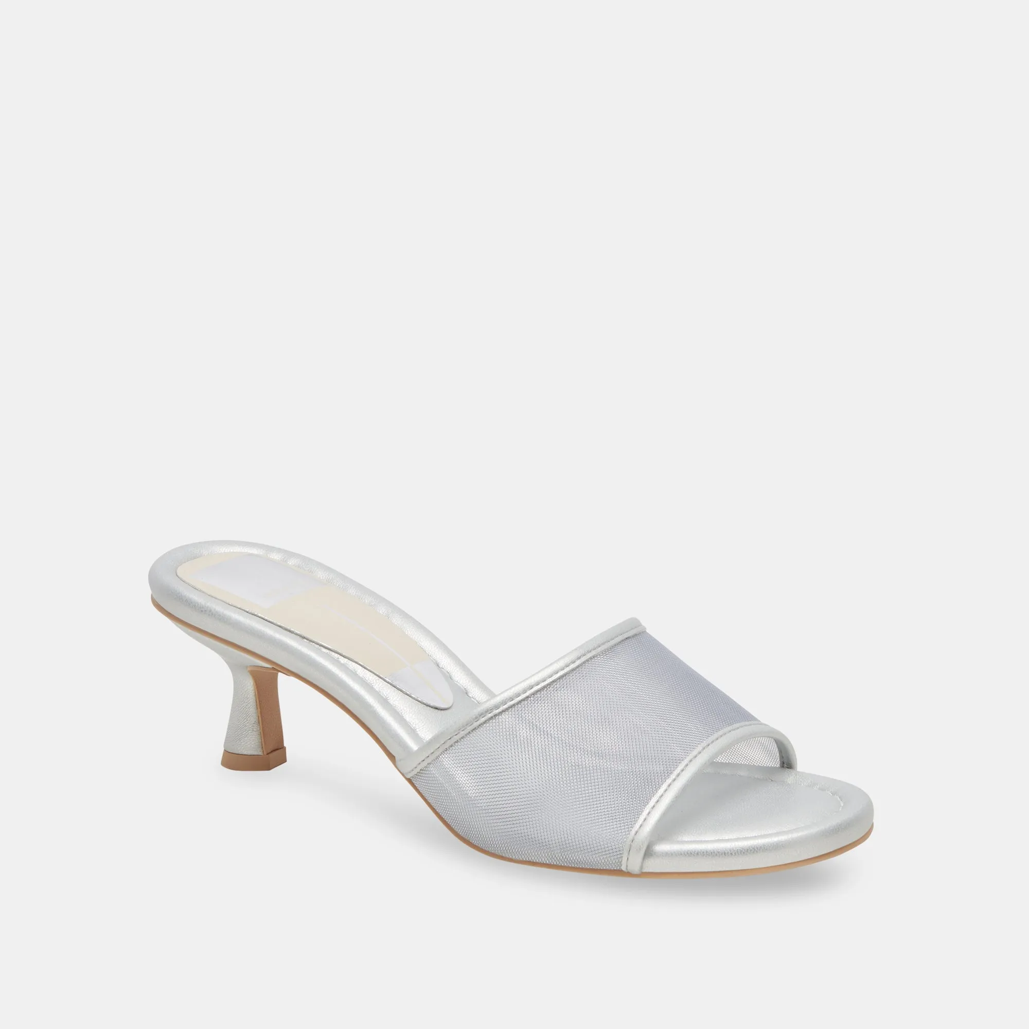 MEEZA TALONS MAILLAGE ARGENTÉ
