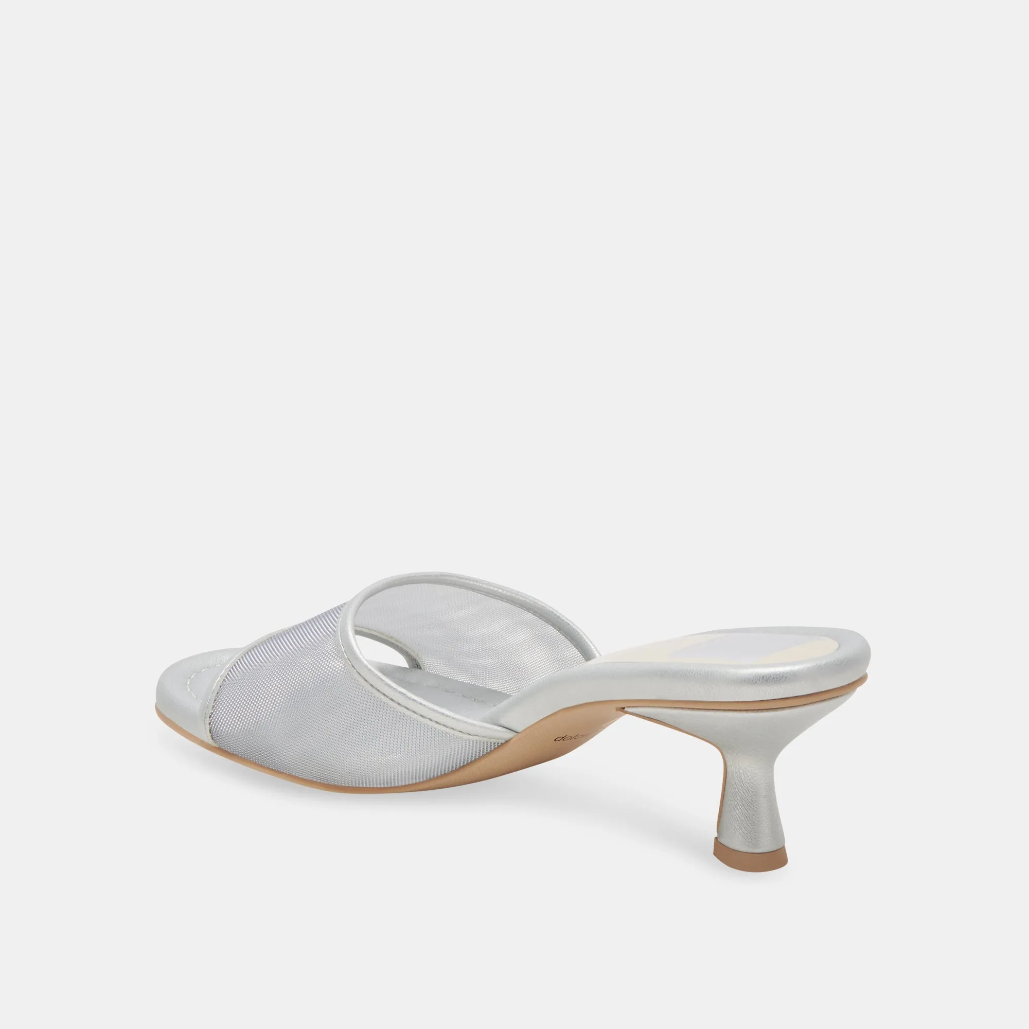 MEEZA TALONS MAILLAGE ARGENTÉ