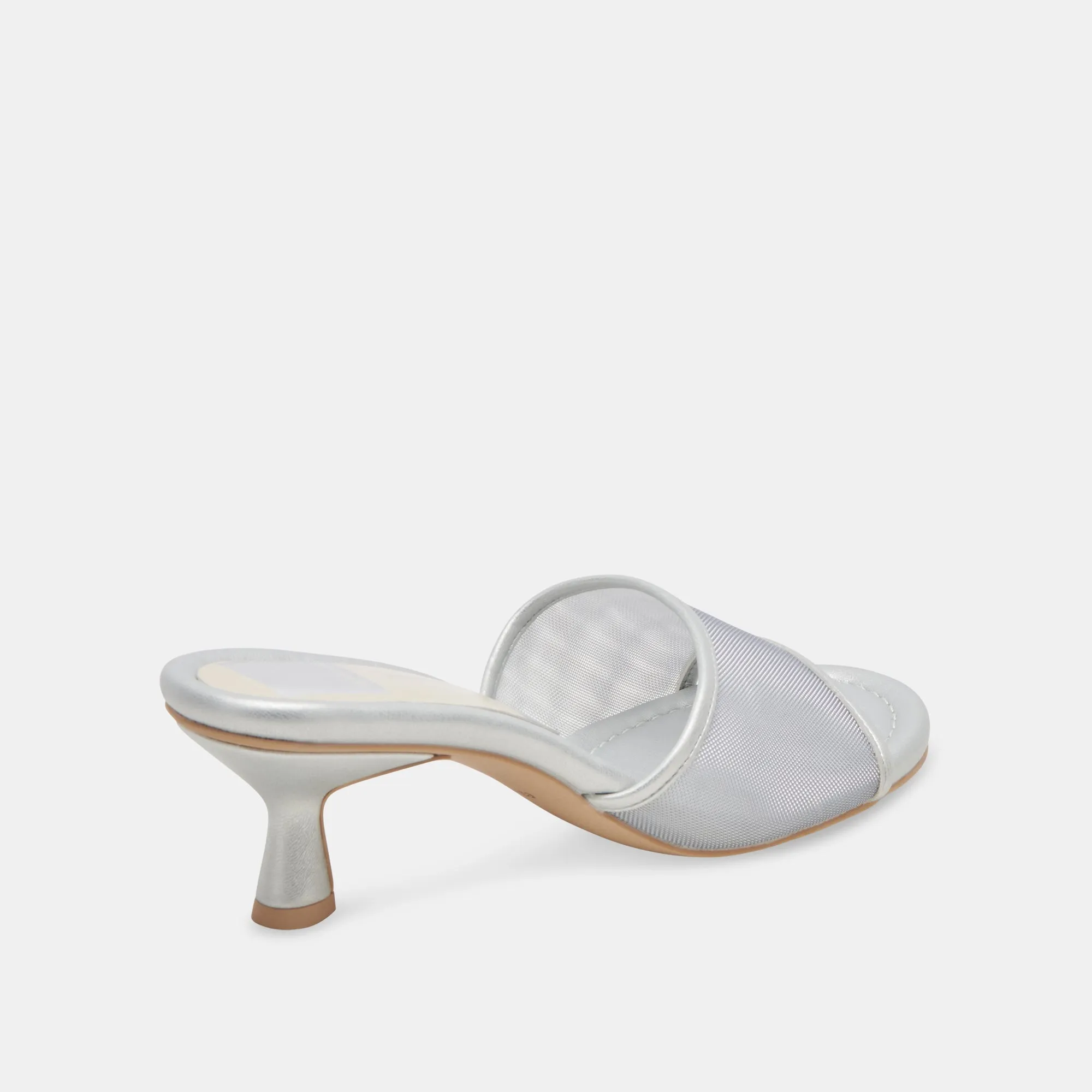 MEEZA TALONS MAILLAGE ARGENTÉ
