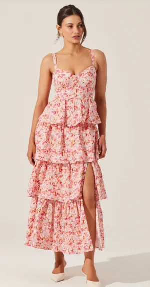 Robe longue florale de mi-été par ASTR