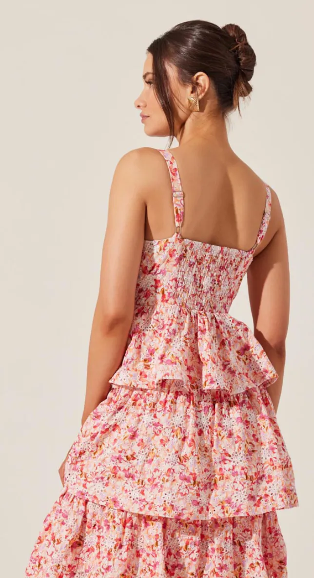 Robe longue florale de mi-été par ASTR