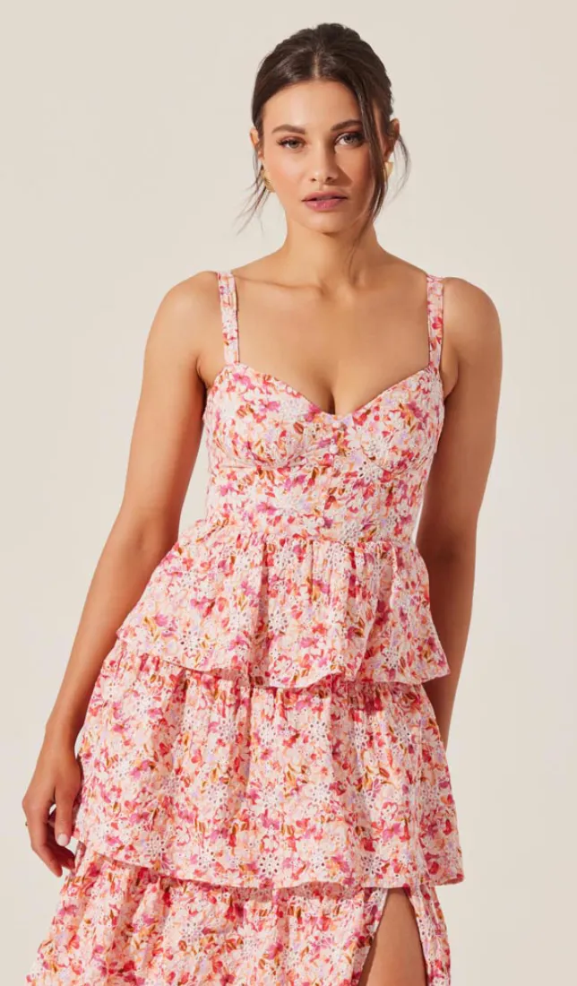 Robe longue florale de mi-été par ASTR