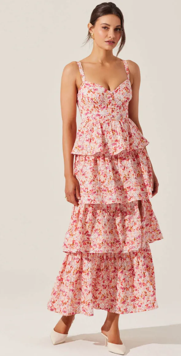 Robe longue florale de mi-été par ASTR