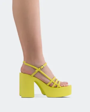 Minou Cuir Jaune
