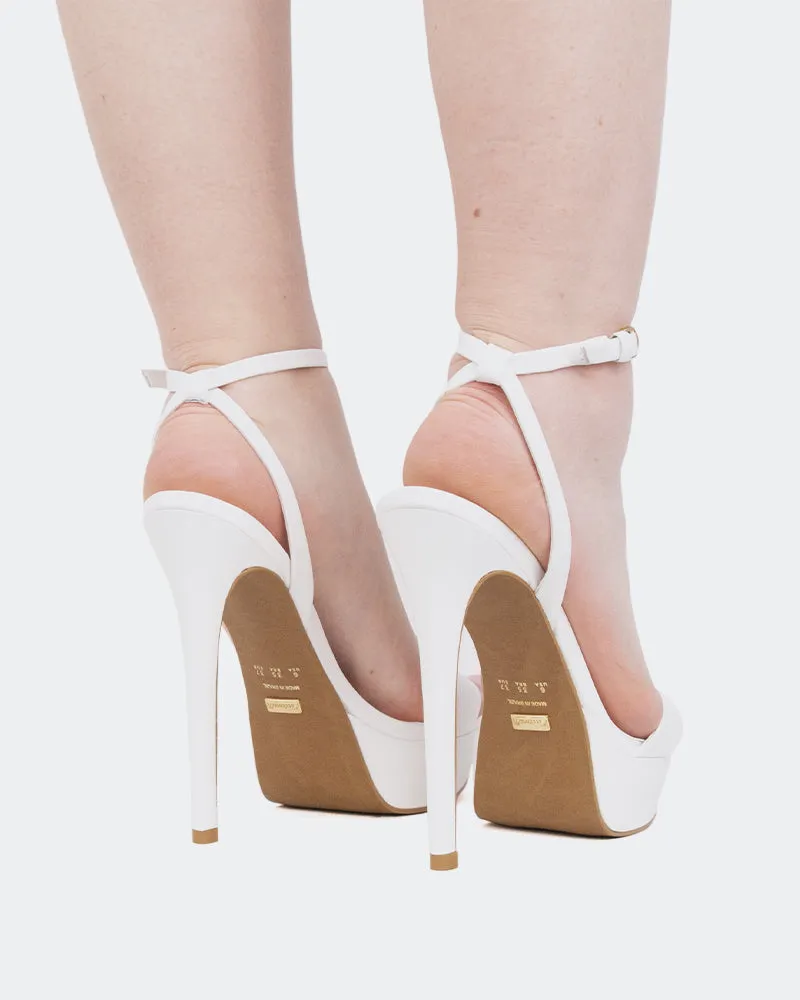 Morena Cuir Blanc