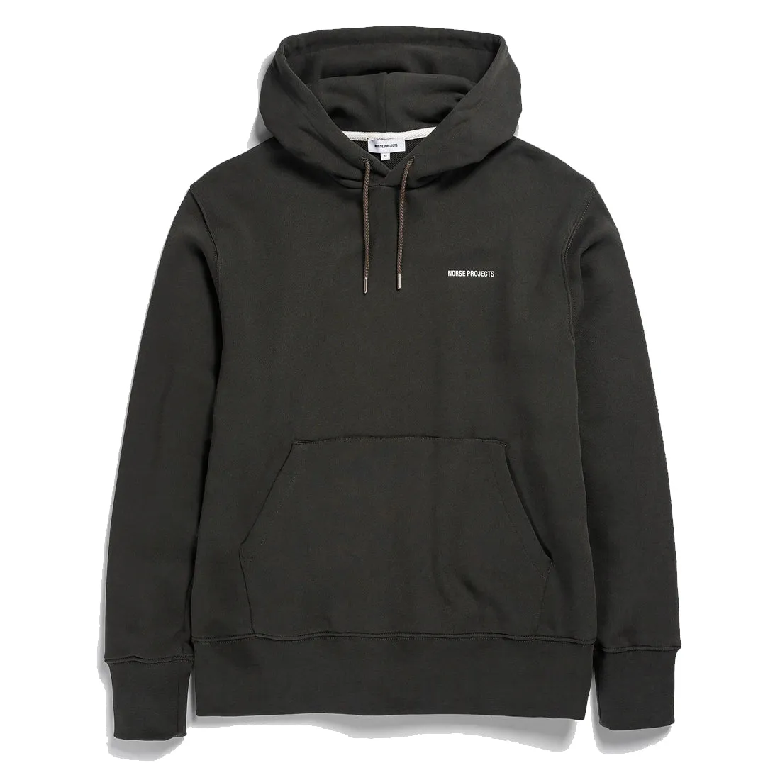 Norse Projects Pull à capuche avec logo Arne Vert Hêtre
