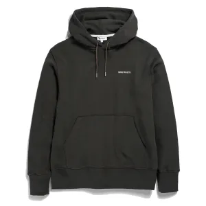 Norse Projects Pull à capuche avec logo Arne Vert Hêtre