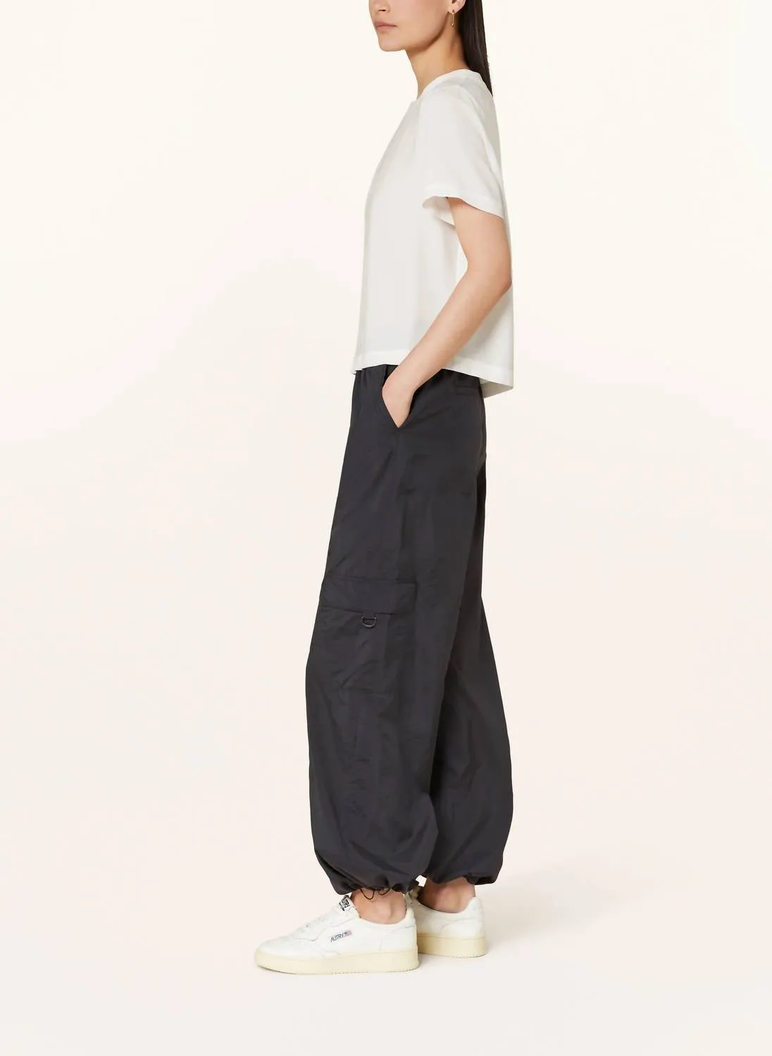 Pantalon cargo Pascale en noir