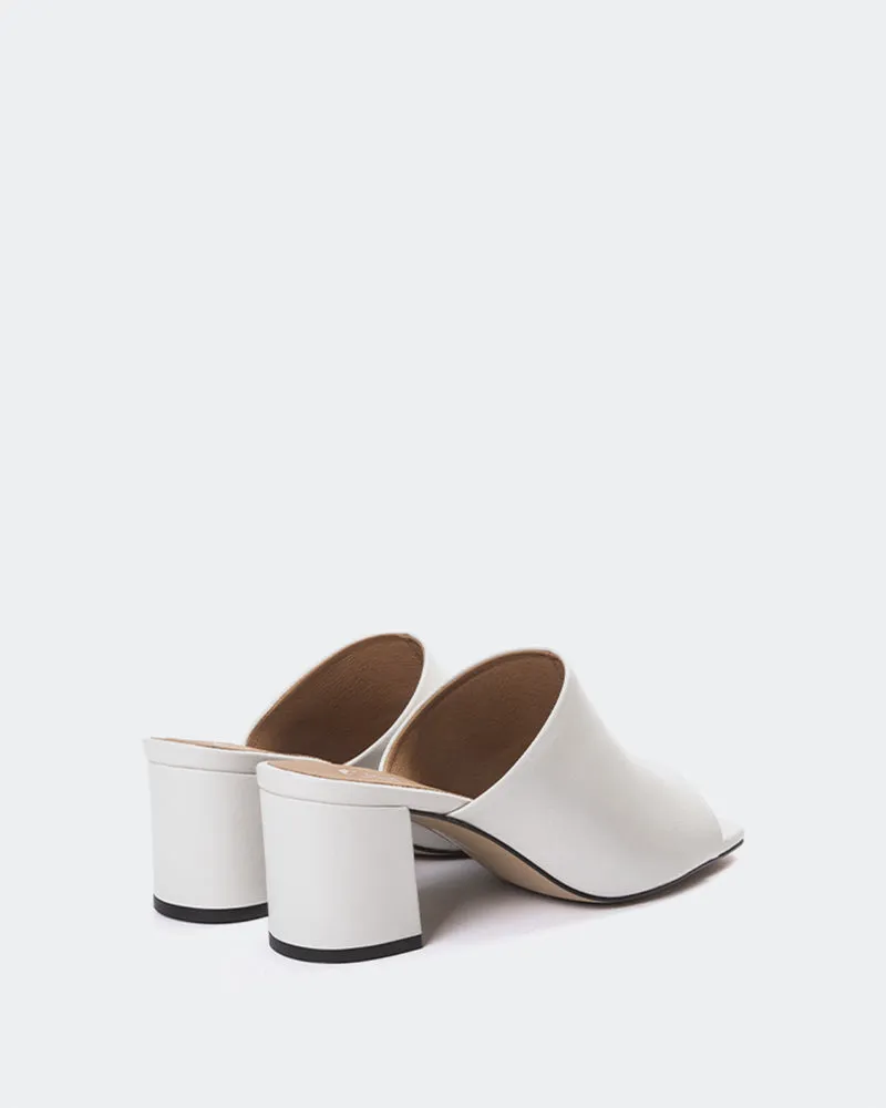Pelham Cuir Blanc Cassé