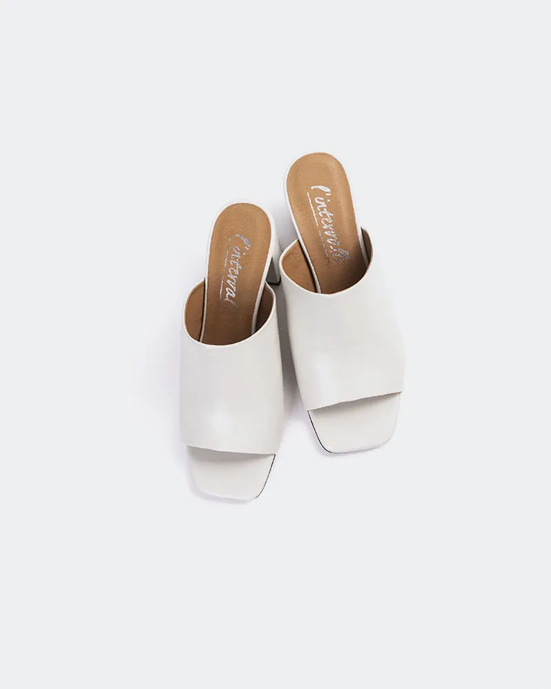 Pelham Cuir Blanc Cassé