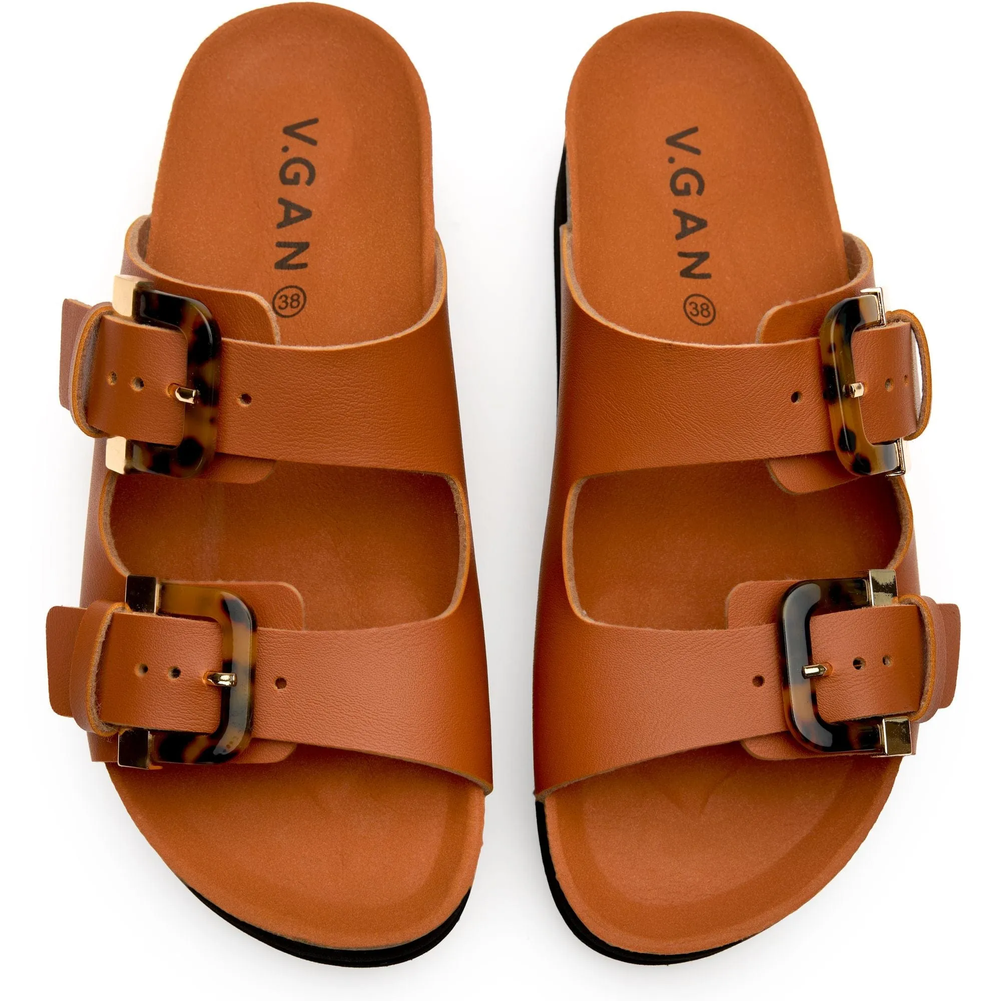 Sandales Plum pour Femmes à Semelle Végétalienne | Écaille Tortue