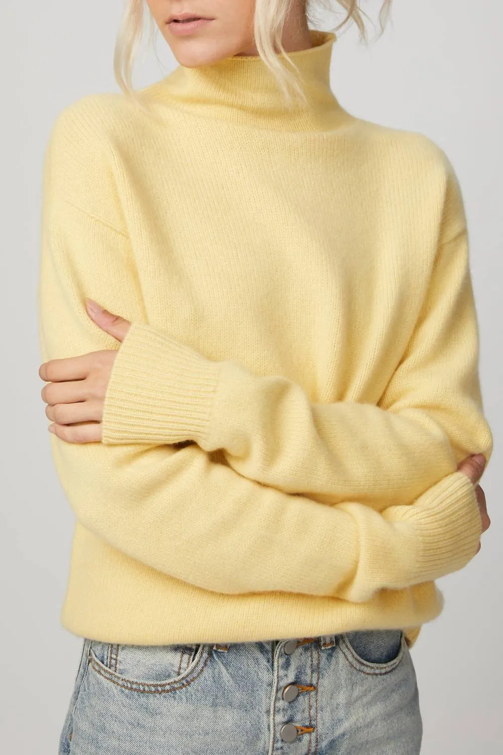 Pull en Cachemire Pur Beurre