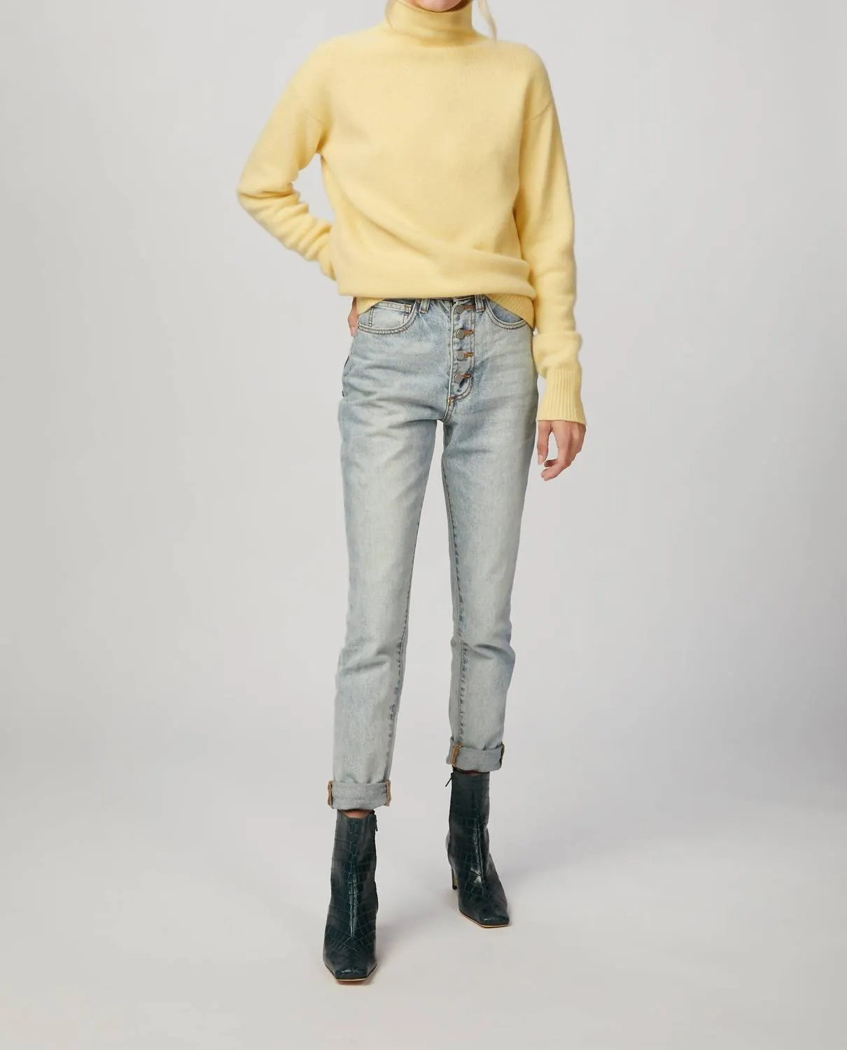 Pull en Cachemire Pur Beurre
