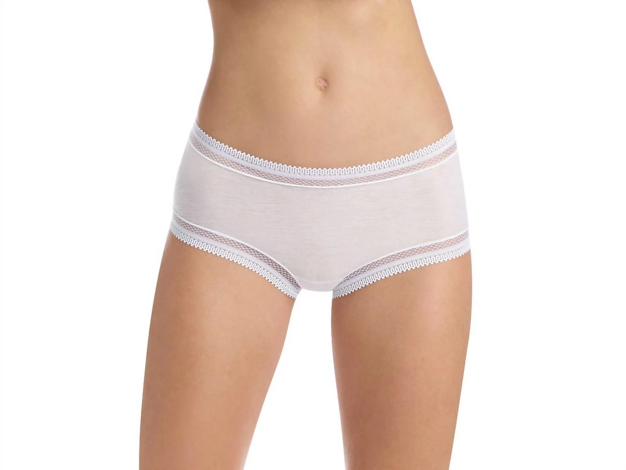 Culotte courte Pure Pima en blanc