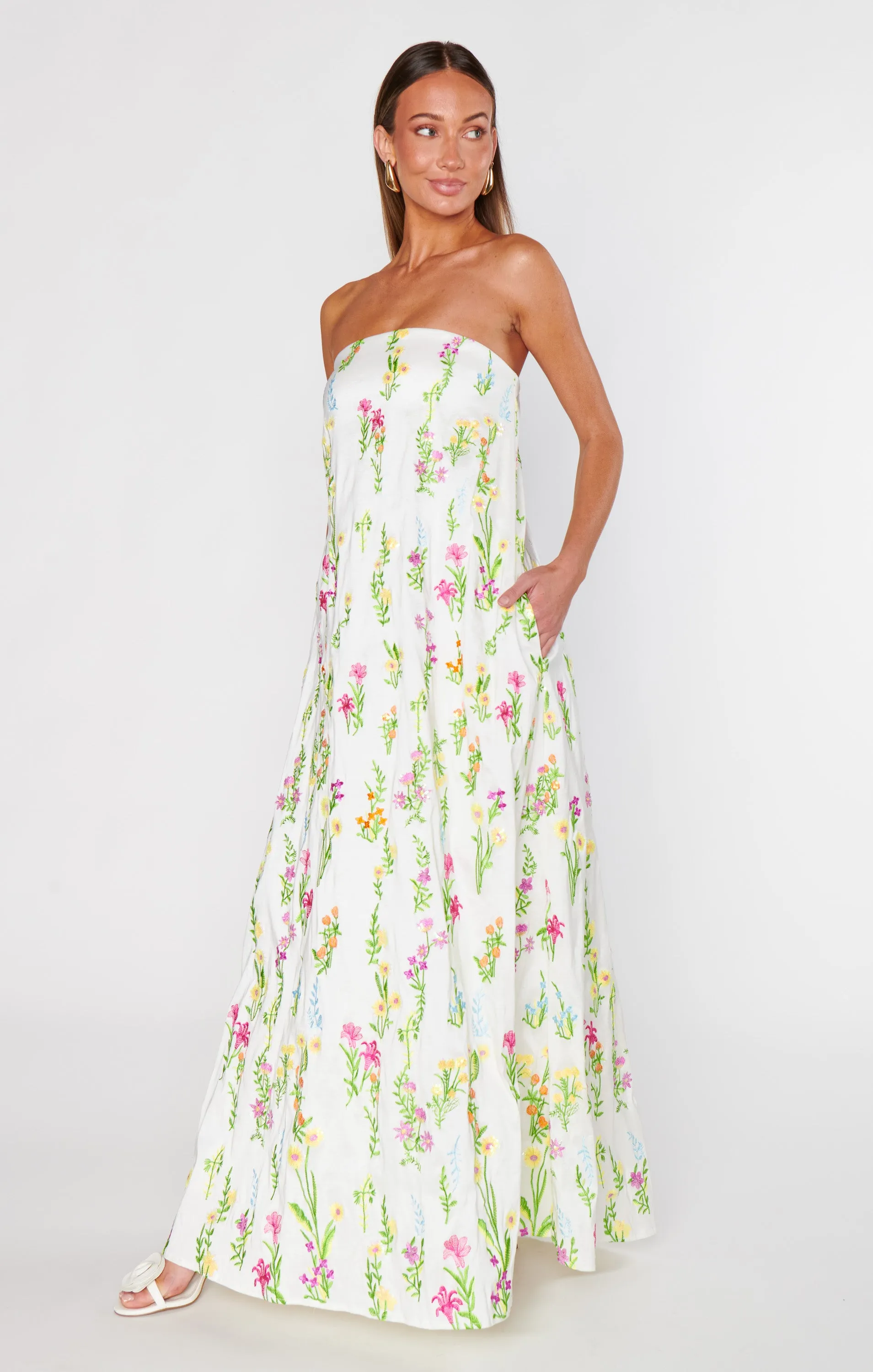Robe longue Riley ~ Paillettes éthérées